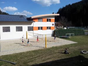 Beachvolleyball Anfang April 2014