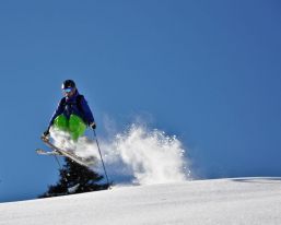 Freeriden in der Winterfreizeit