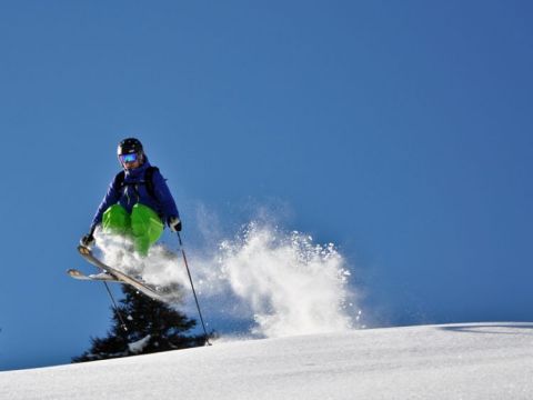 Freeriden in der Winterfreizeit